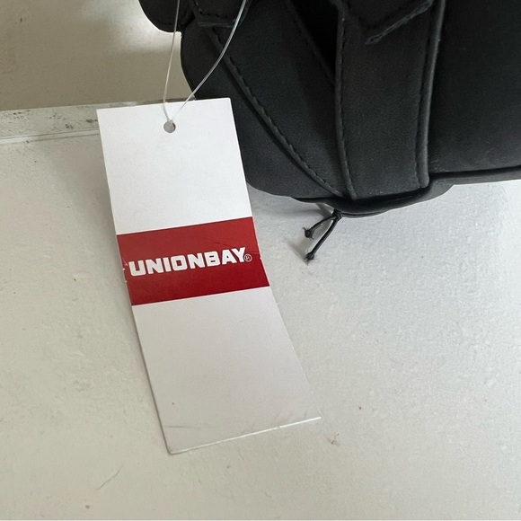 NWT UNIONBAY Tilly Black Buckle Side Zipper Short Heel Ankle Boots Sz 8.5 - Picture 5 of 10